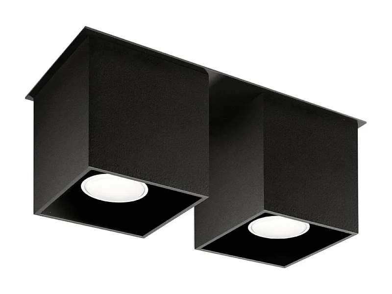 Plafonnier Quasar 2 noir