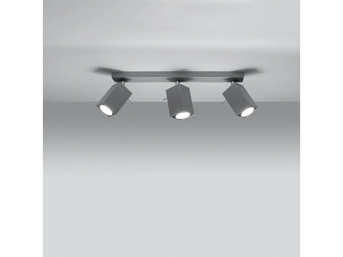 Plafonnier Radiara 3 gris