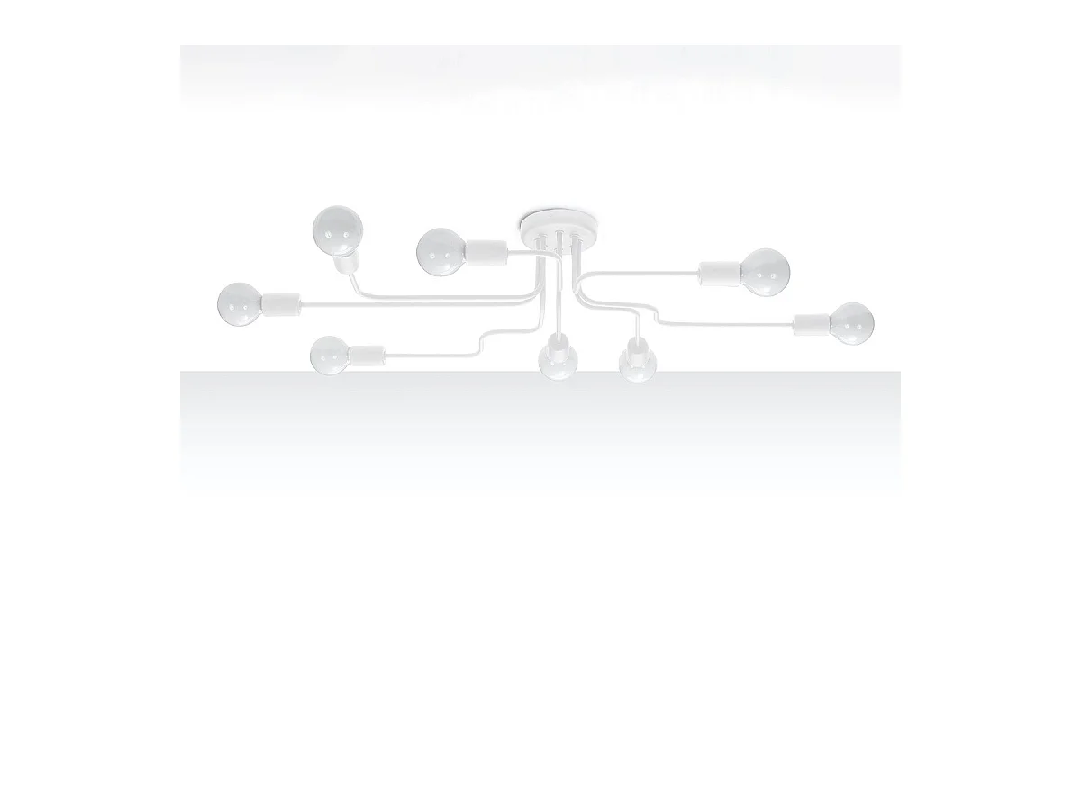 Lustre Orpheus 8 blanc