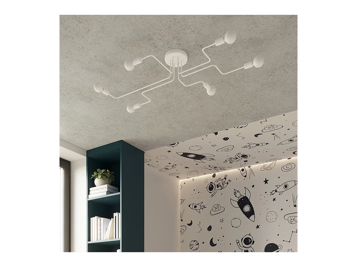 Lustre Orpheus 8 blanc