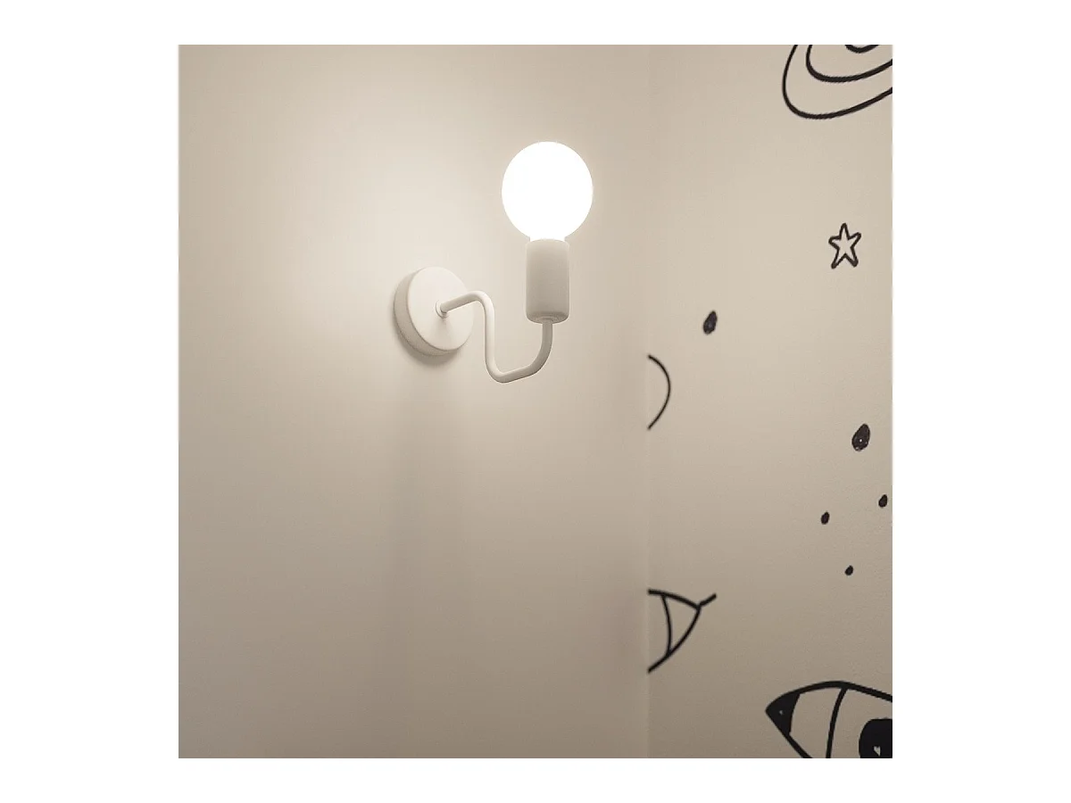 Lustre Orpheus 8 blanc