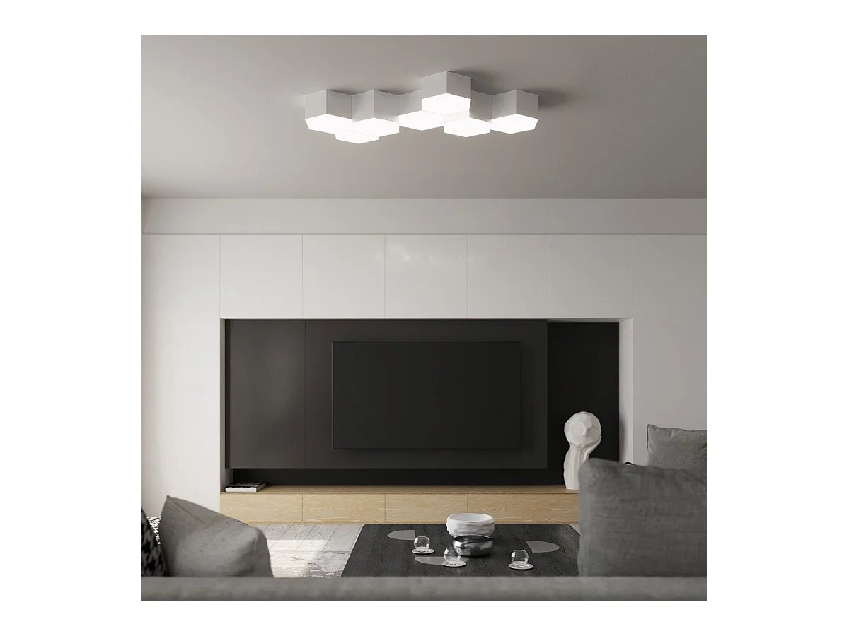 Plafonnier Noor 13 blanc