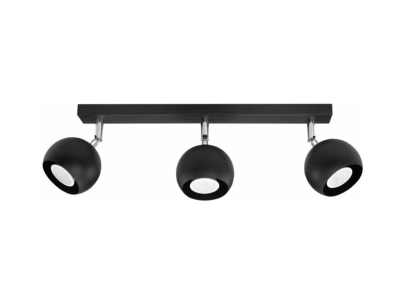 Plafonnier Oculus 3 noir