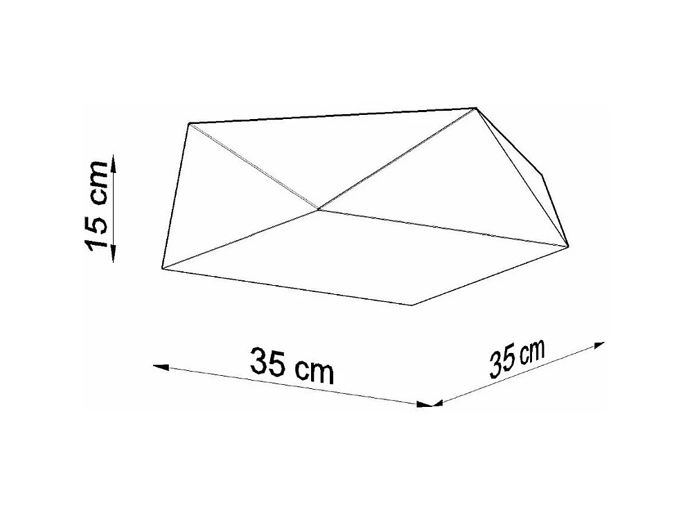 Plafonnier Hexastar 35 argent