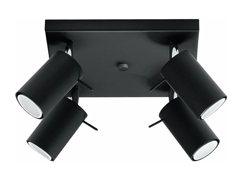 Plafonnier Lysandra 4 noir