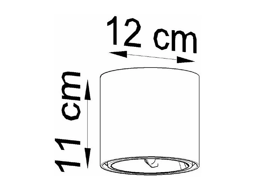 Plafonnier Clarisse noir