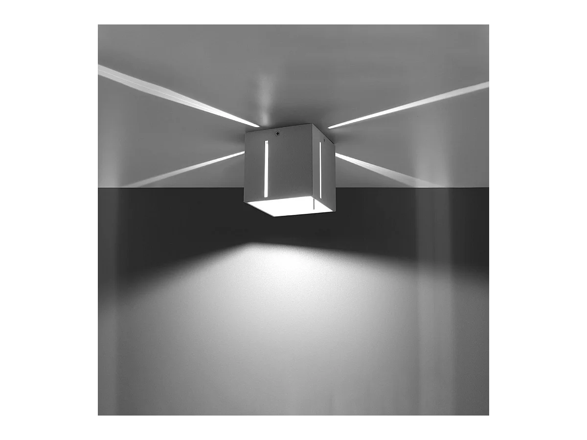 Plafonnier Pixelis blanc