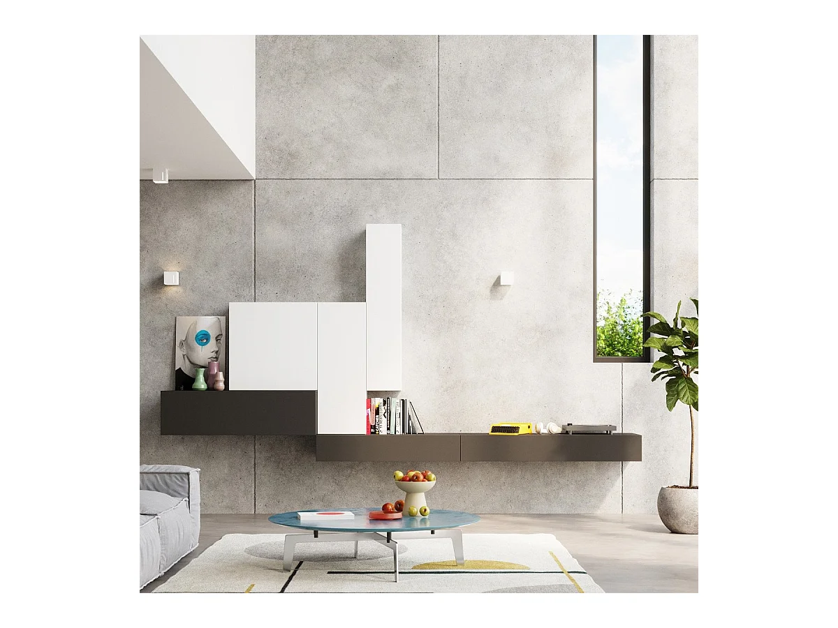 Plafonnier Pixelis blanc