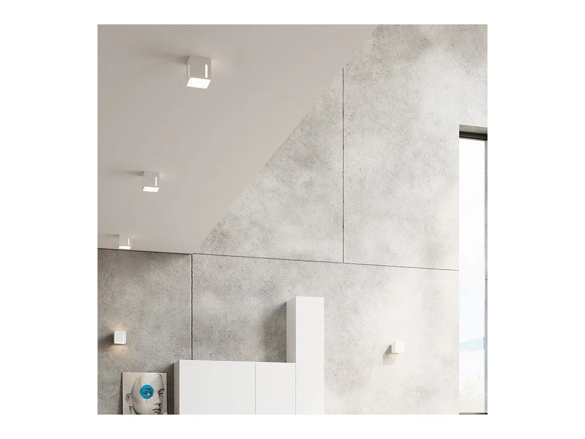 Plafonnier Pixelis blanc