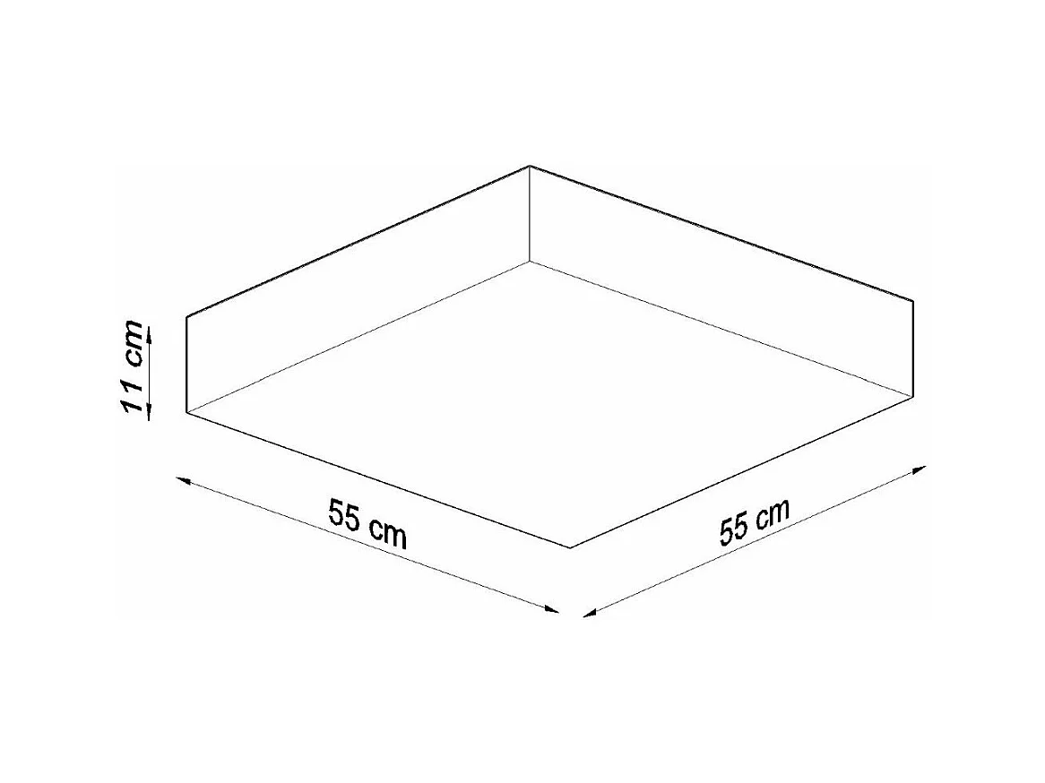 Plafonnier Horologium 55 noir