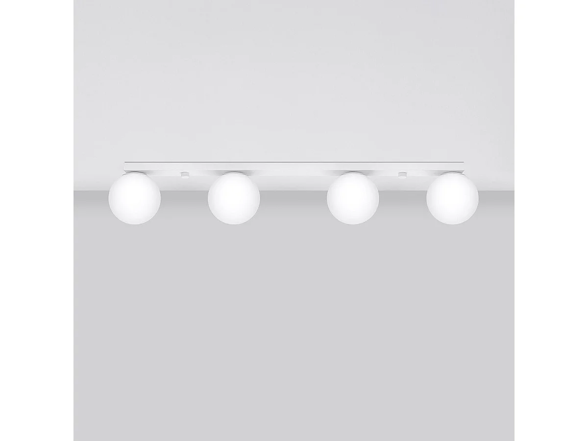 Plafonnier Seraphine 4 blanc