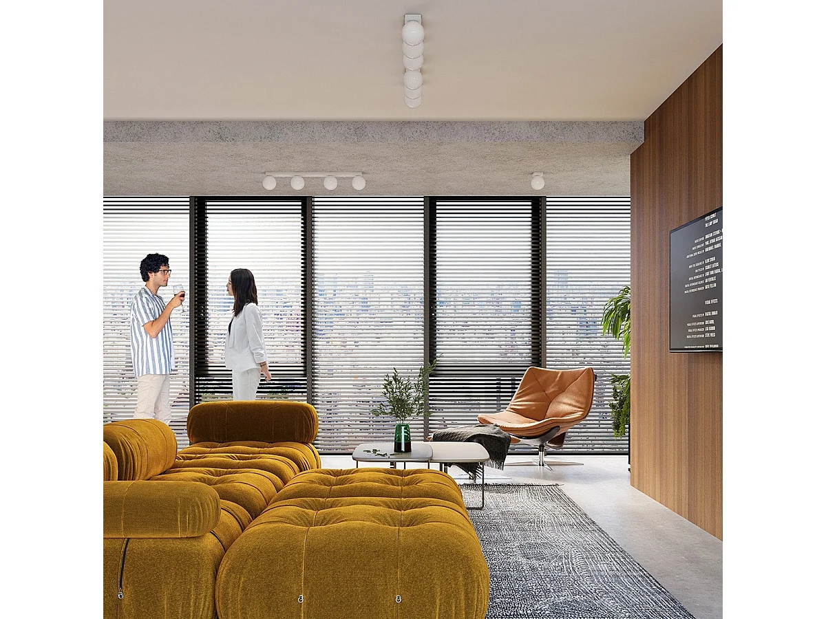 Plafonnier Seraphine 4 blanc