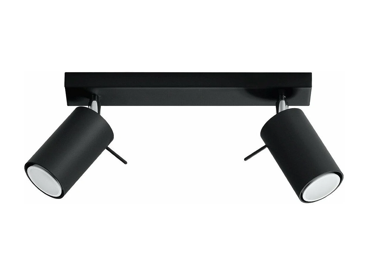 Plafonnier Lysandra 2 noir