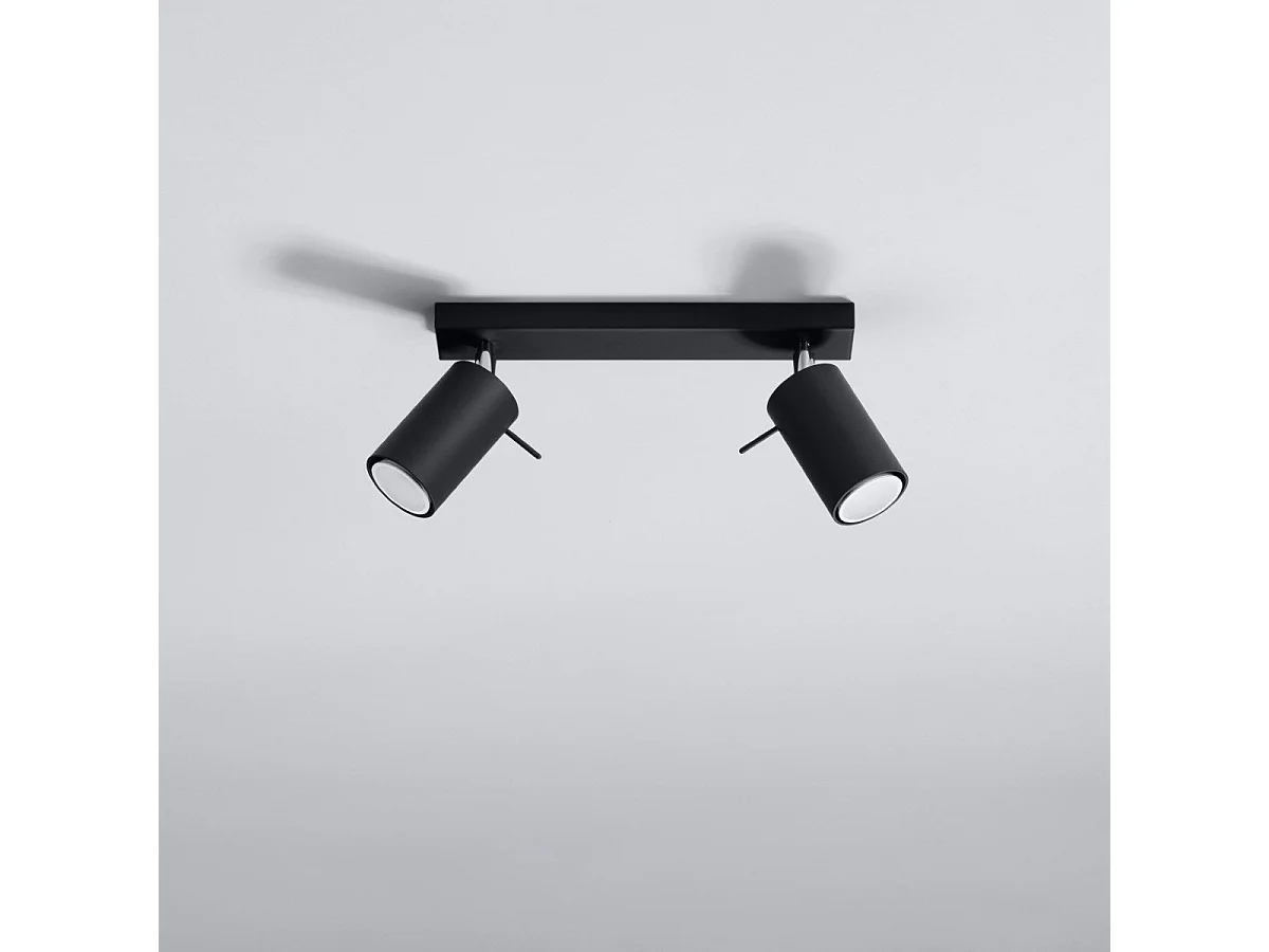 Plafonnier Lysandra 2 noir