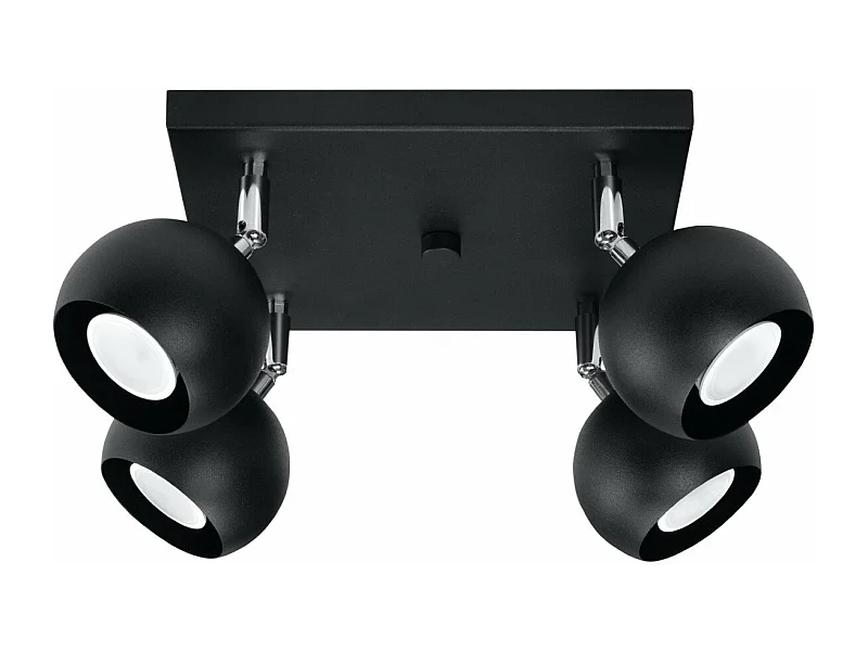 Plafonnier Oculus 4 noir