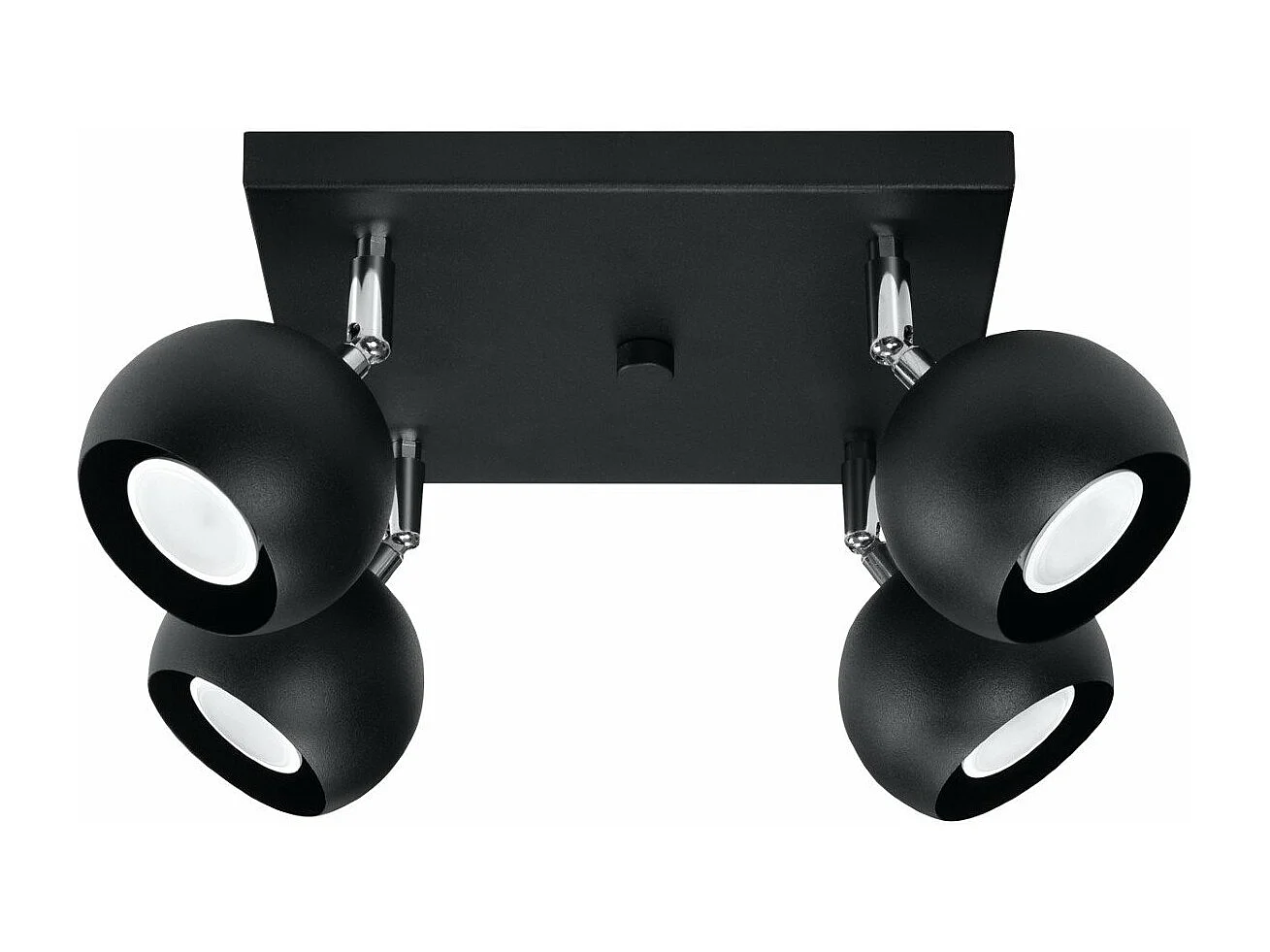 Plafonnier Oculus 4 noir
