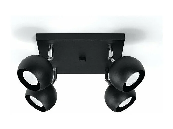 Plafonnier Oculus 4 noir