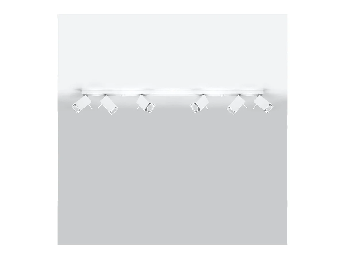 Plafonnier Radiara 6L blanc