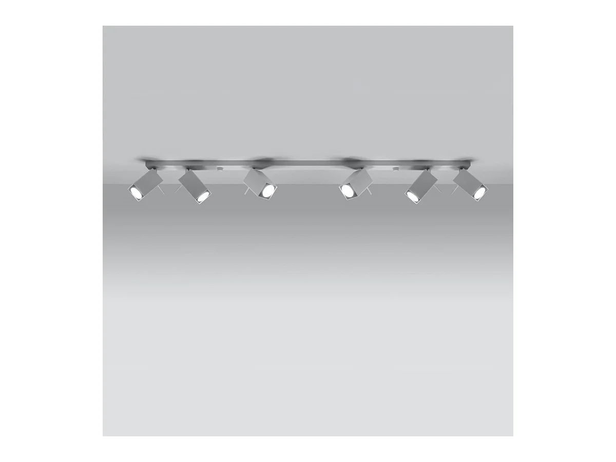 Plafonnier Radiara 6L blanc