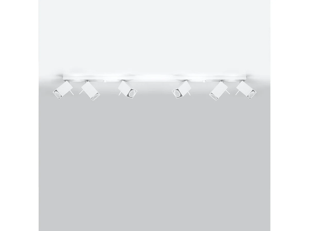 Plafonnier Radiara 6L blanc