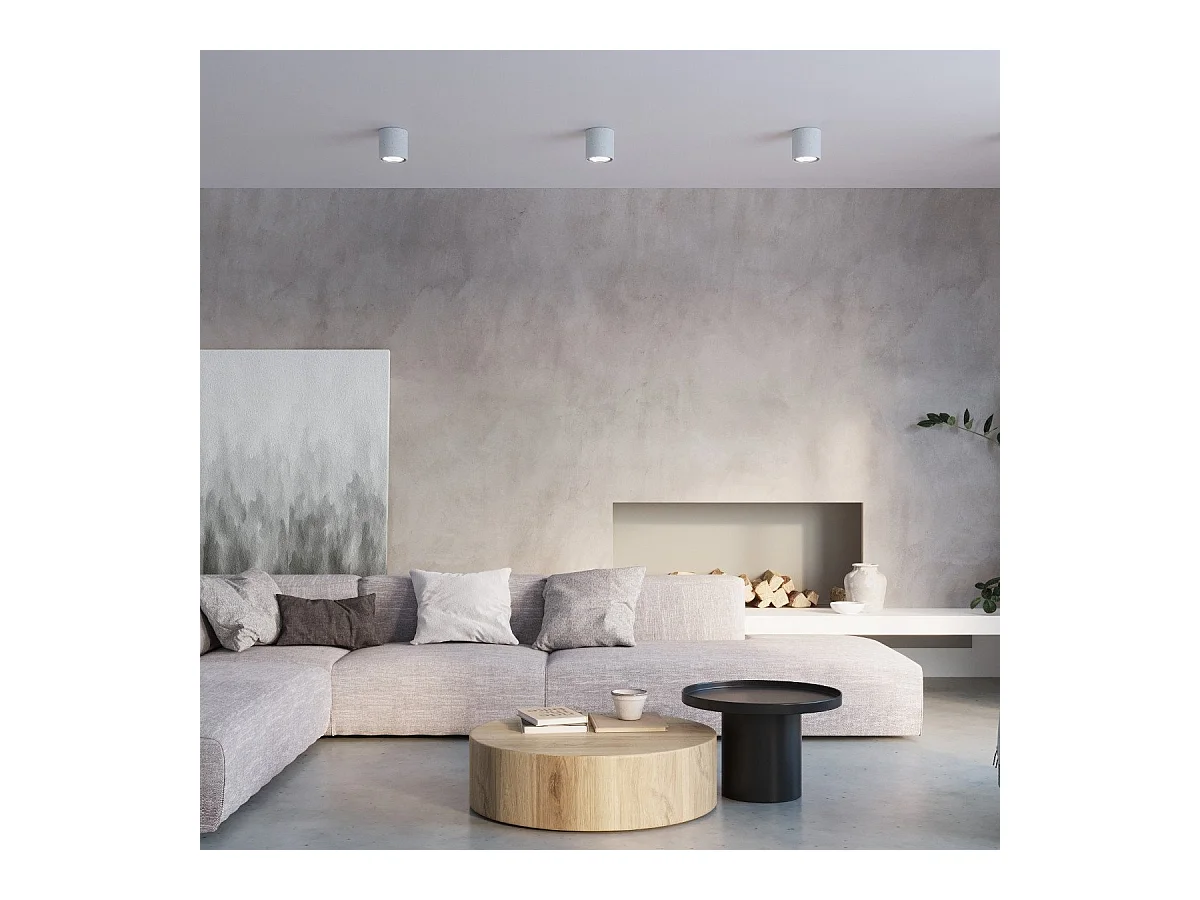 Plafonnier Cygnus béton