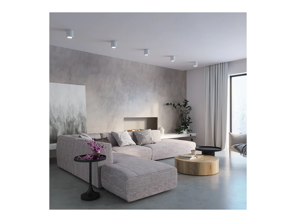 Plafonnier Cygnus béton