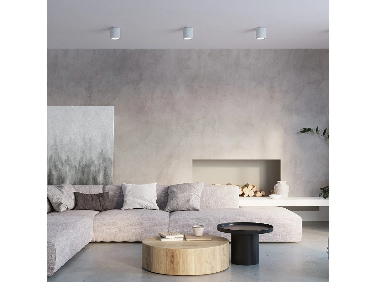 Plafonnier Cygnus béton