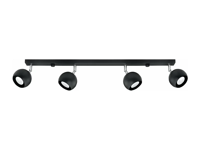 Plafonnier Oculus 4L noir