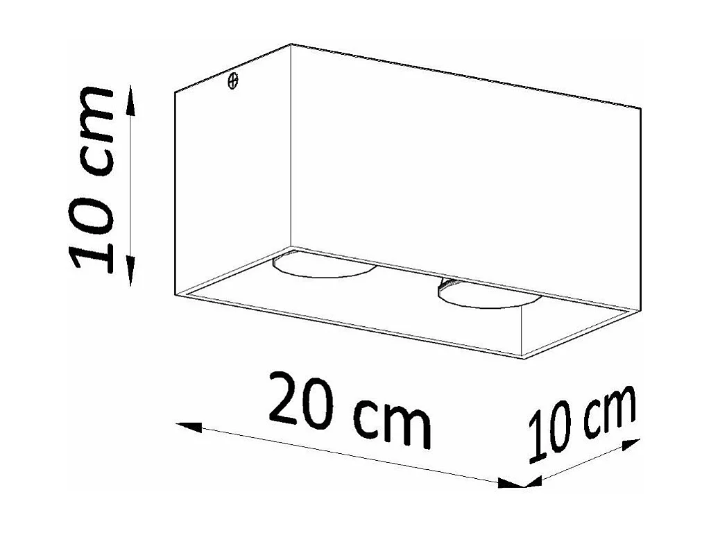 Plafonnier Quasar noir