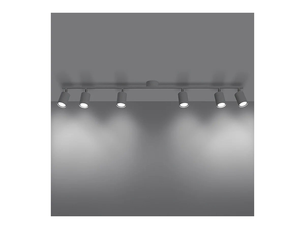 Plafonnier Lucida 6L blanc