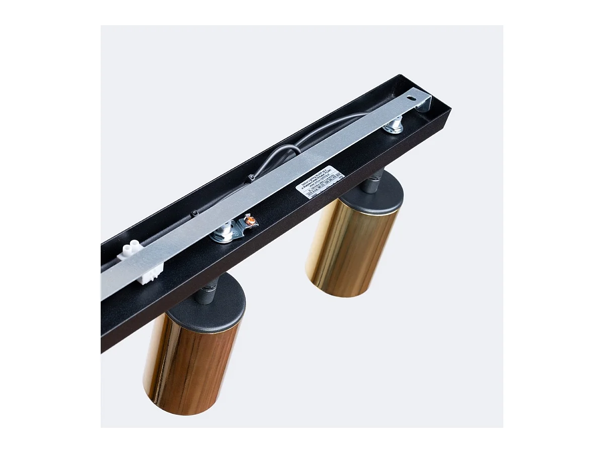 Plafonnier Vespera 3 noir-cooper