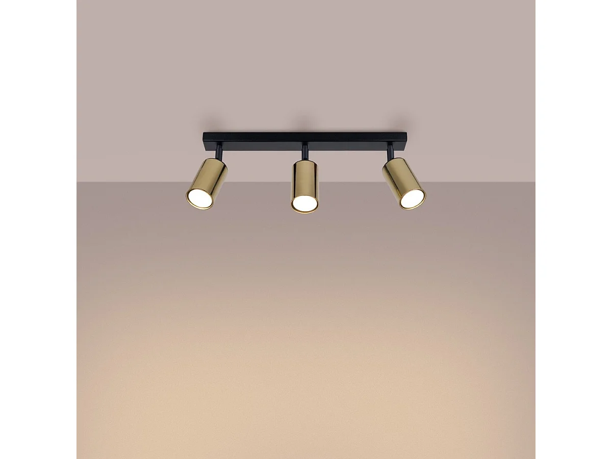 Plafonnier Vespera 3 noir-cooper