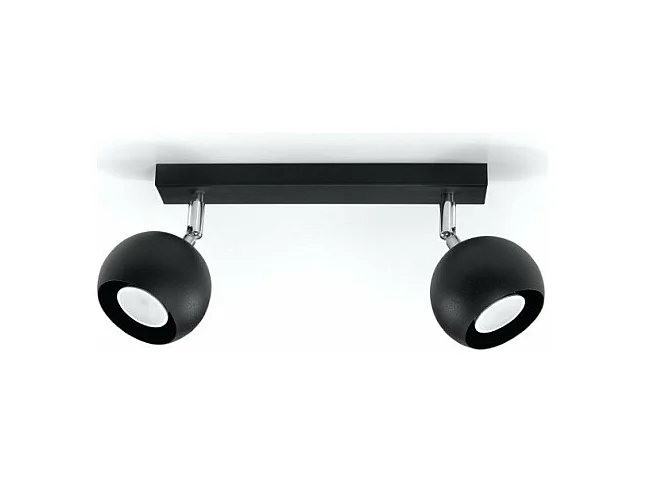 Plafonnier Oculus 2 noir