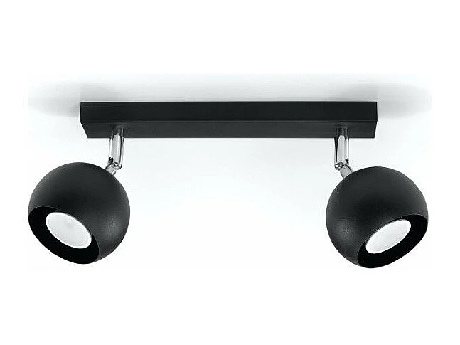 Plafonnier Oculus 2 noir