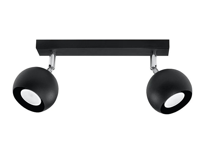 Plafonnier Oculus 2 noir