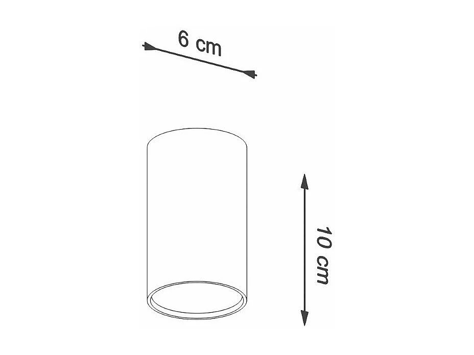 Plafonnier Luminis 10 noir