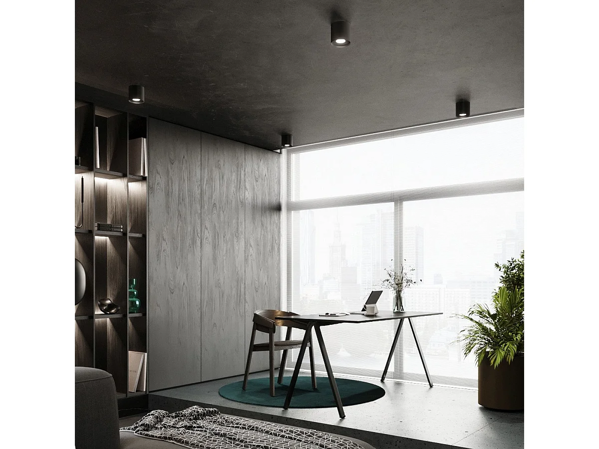 Plafonnier Superion noir