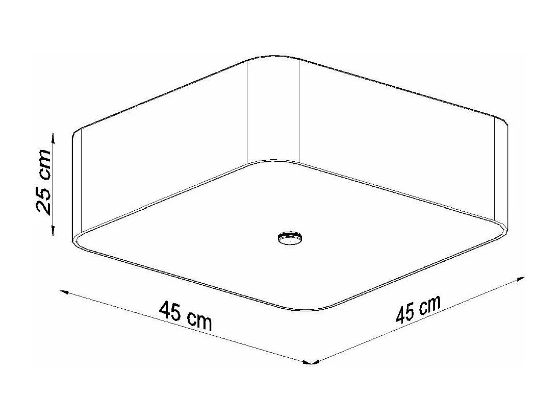 Plafonnier Locus 45 blanc