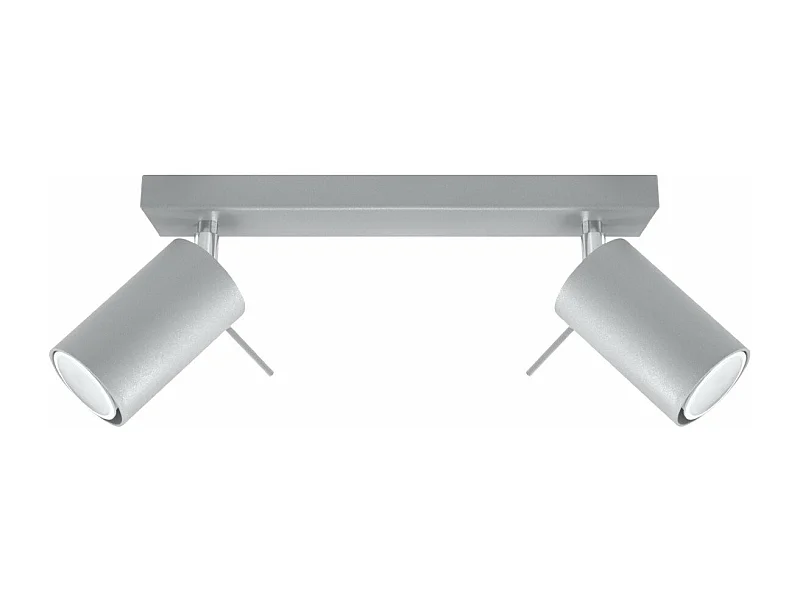 Plafonnier Lysandra 2 gris