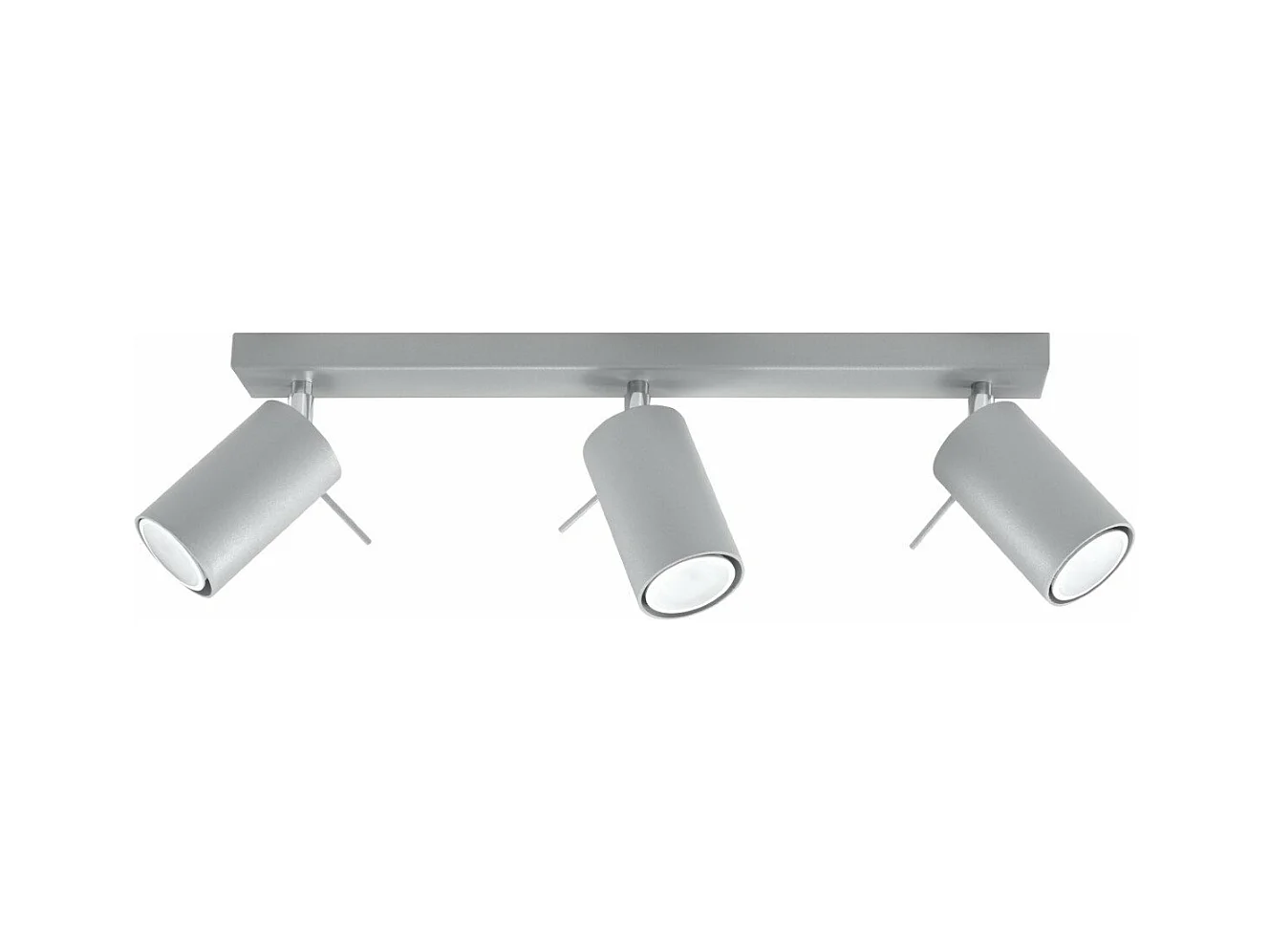 Plafonnier Lysandra 3 gris