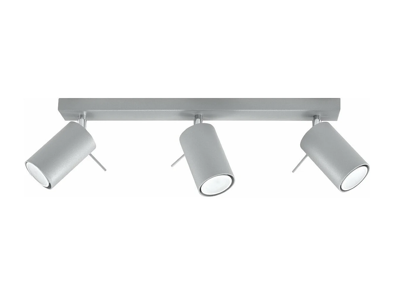 Plafonnier Lysandra 3 gris