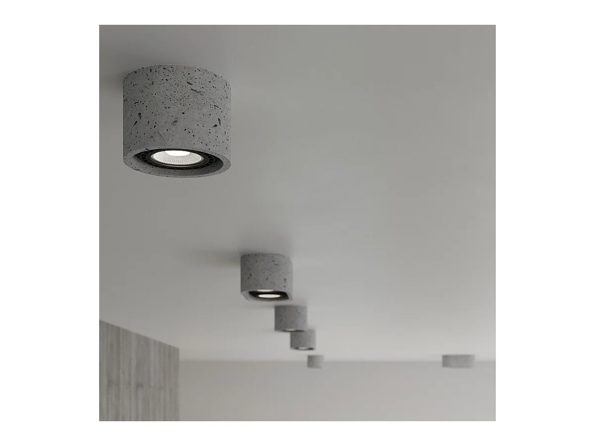 Plafonnier Nova 2 béton