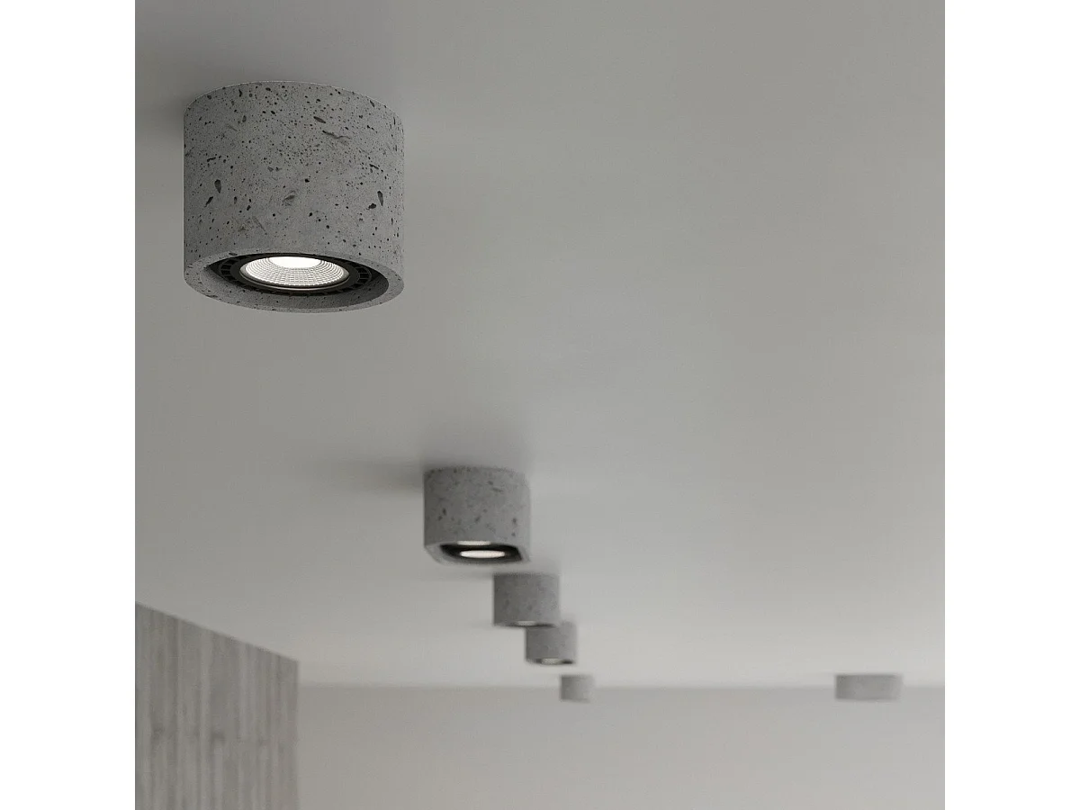 Plafonnier Nova 2 béton