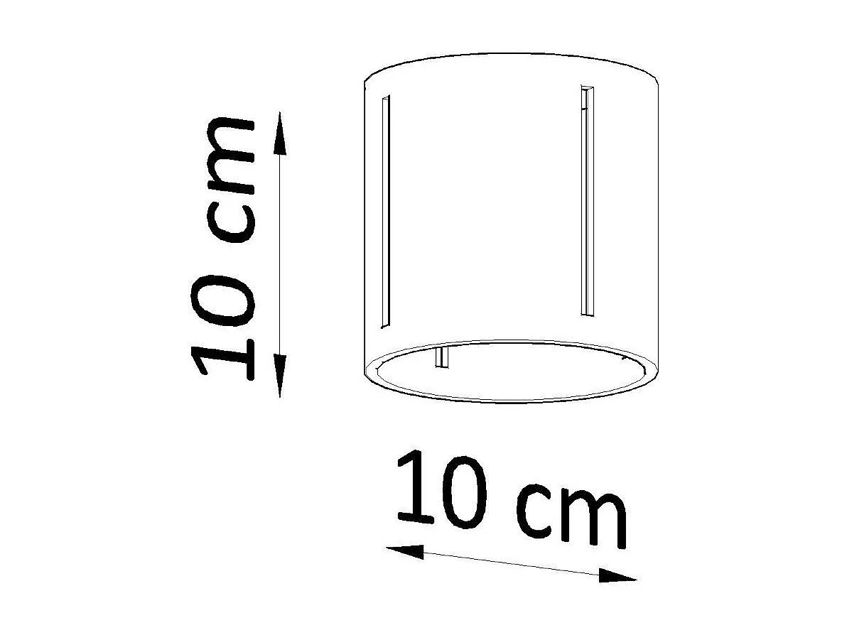 Plafonnier Yolz blanc