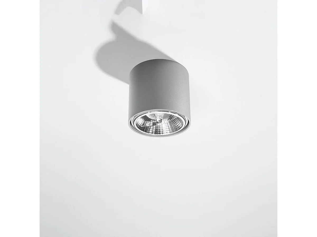 Plafonnier Clarisse gris