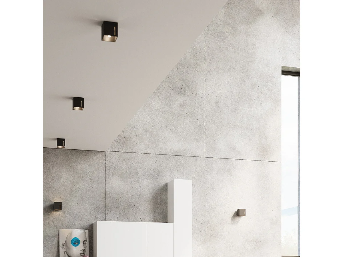 Plafonnier Pixelis noir