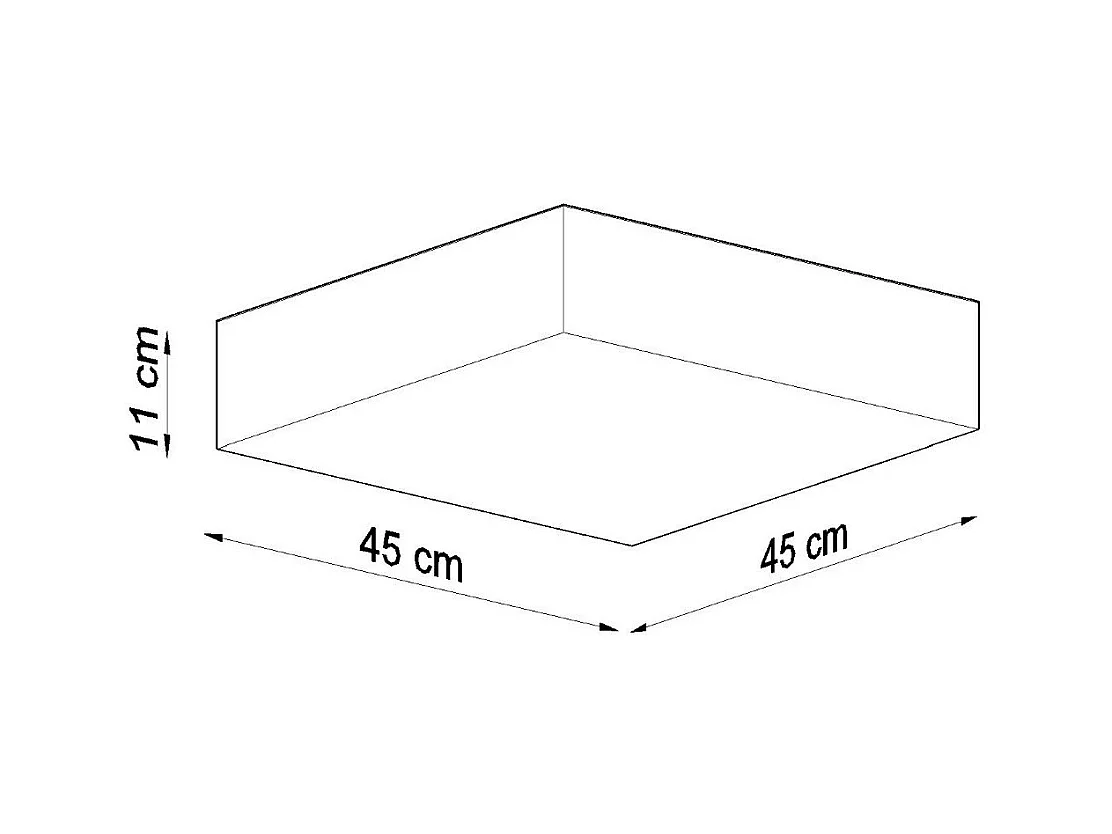 Plafonnier Horologium 45 blanc
