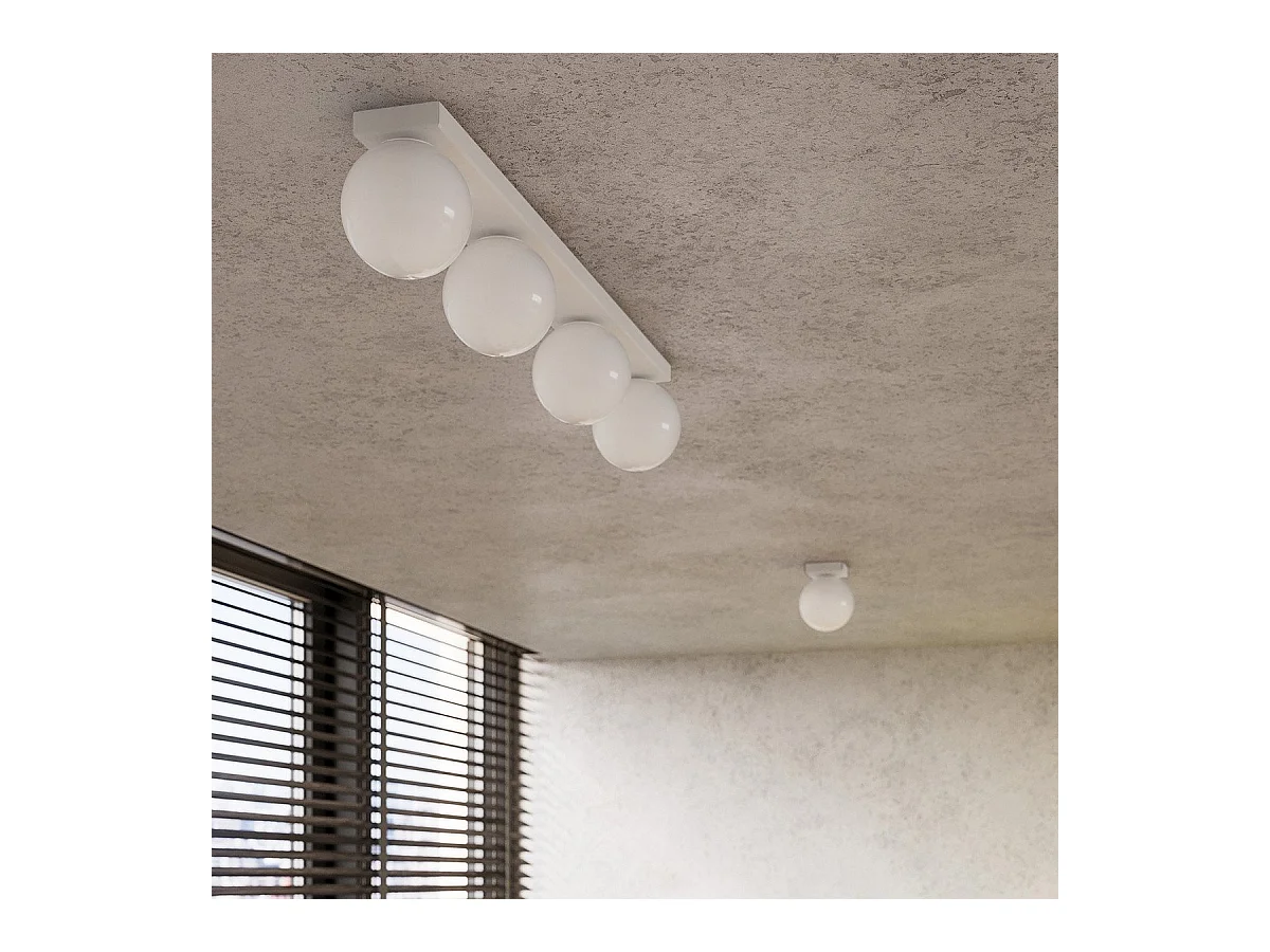 Plafonnier Seraphine 1 blanc