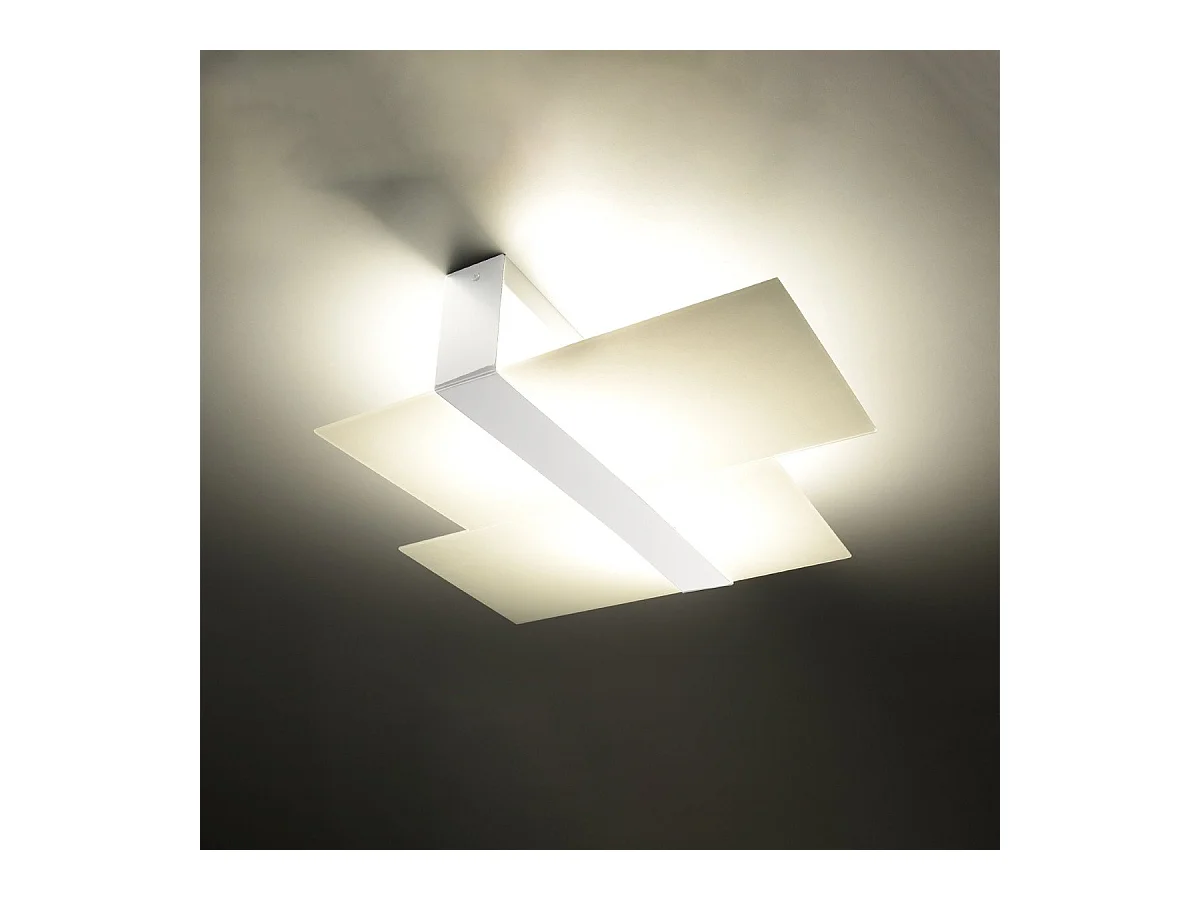 Plafonnier Radiara blanc