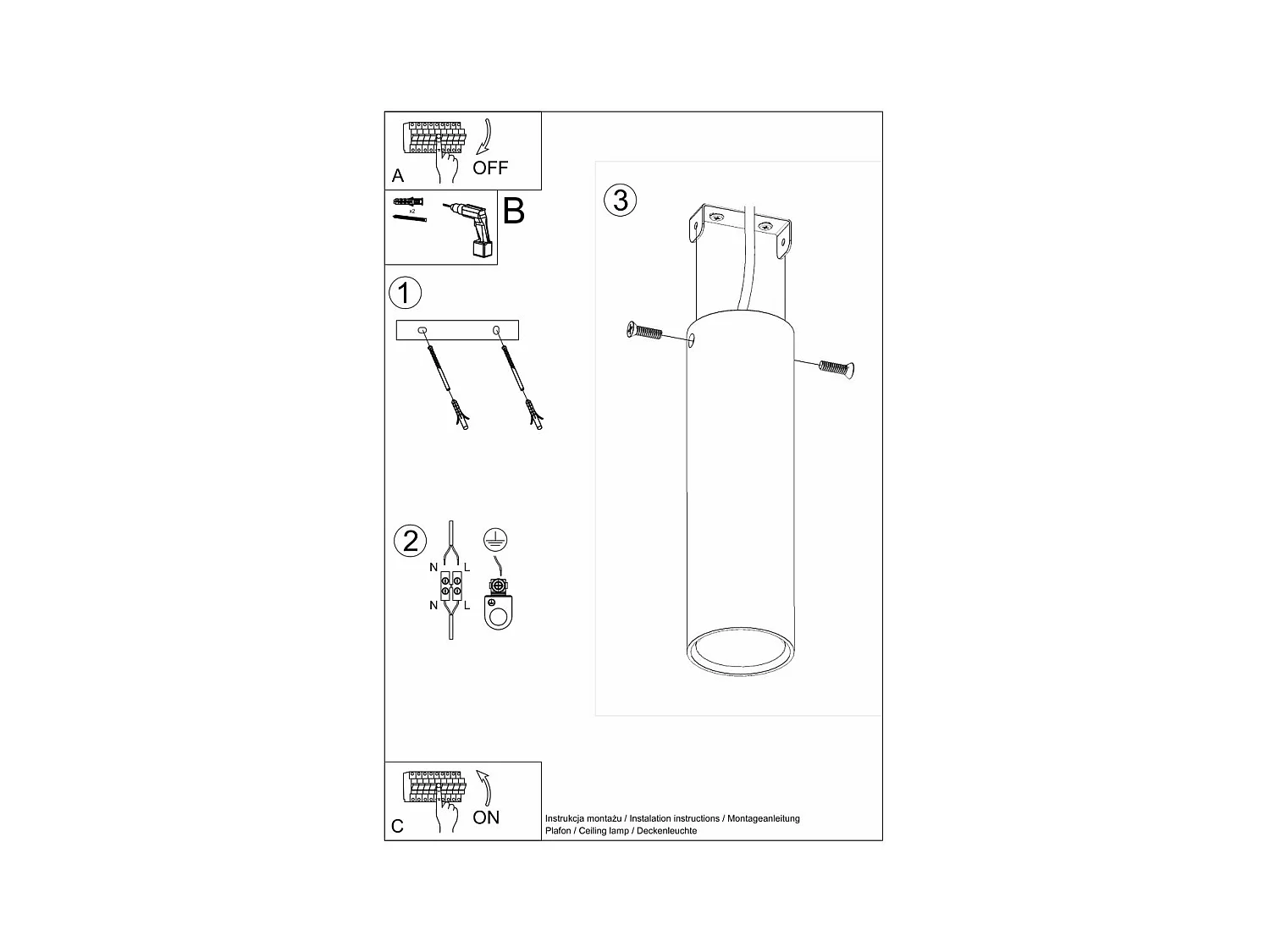 Plafonnier Luminis 20 blanc